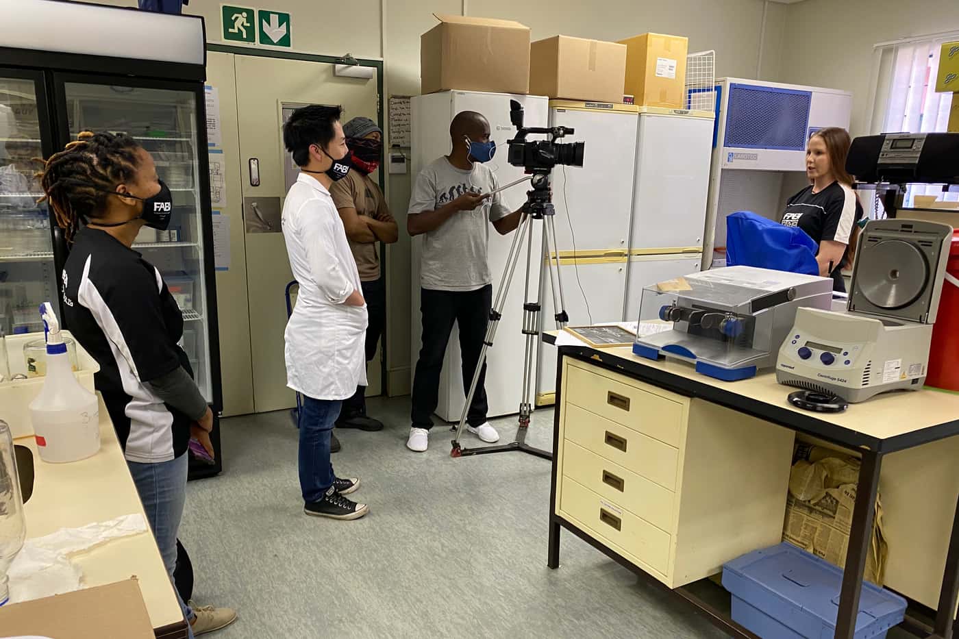 The first JOVE video shoot in Africa