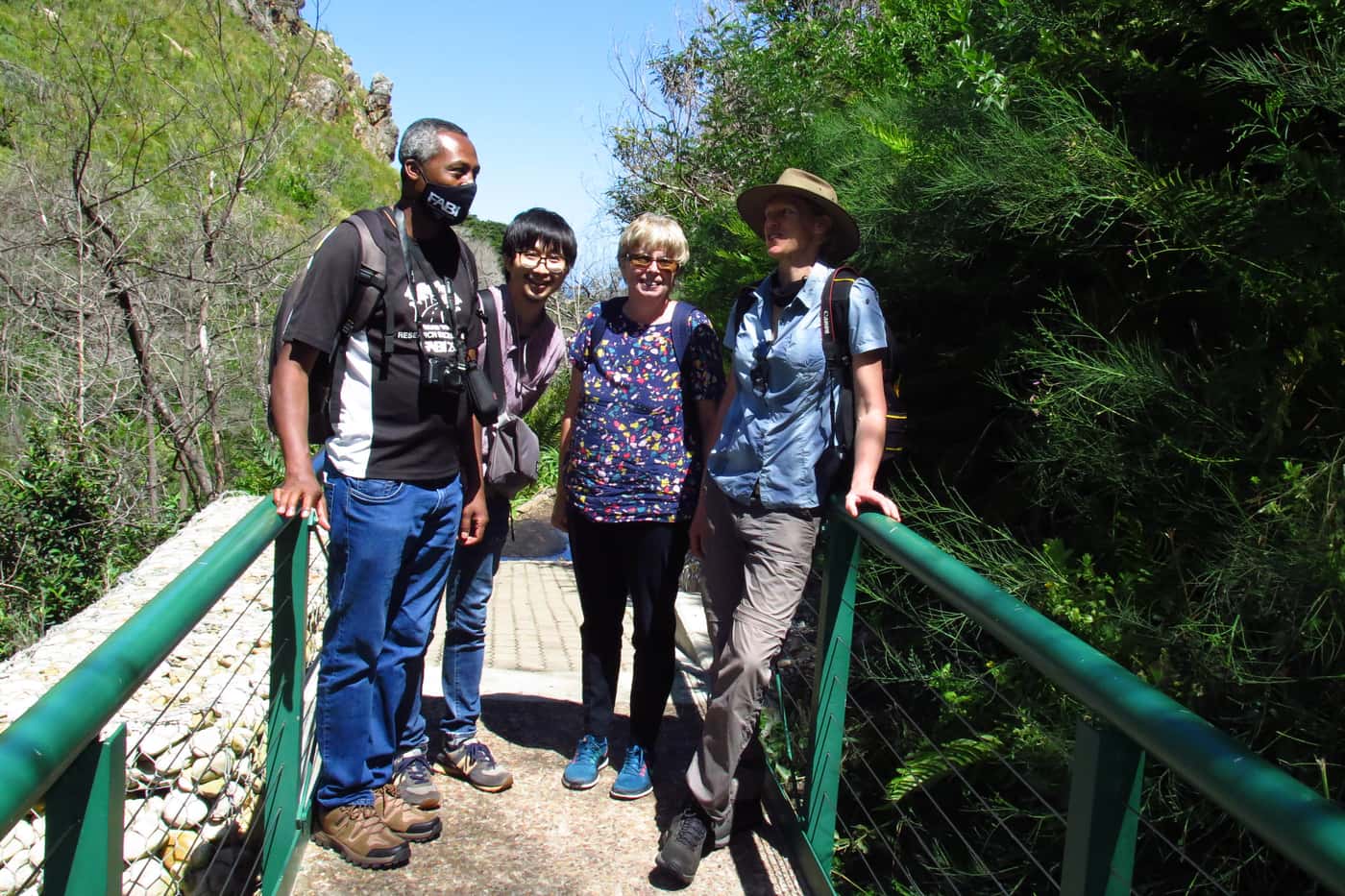 Inspection of invasive disease and pest problems in SANBI's Cape gardens