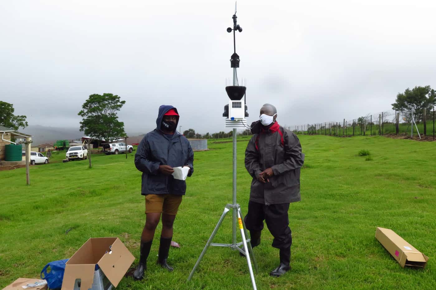 Researchers in the GRP lay the foundation for future research projects in Ugie, EC