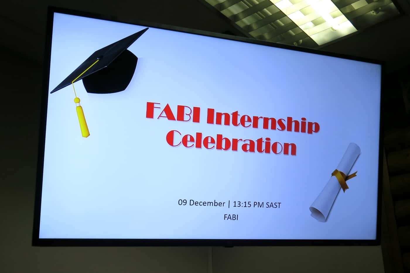 FABI Interns graduate