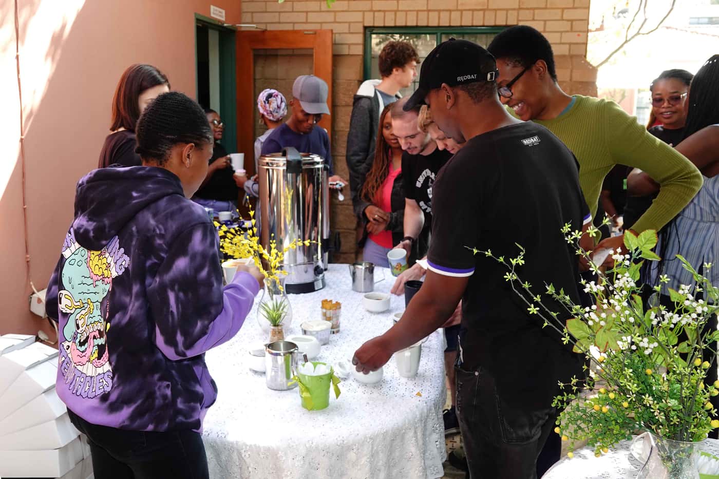 FABIans take a break to enjoy Easter tea