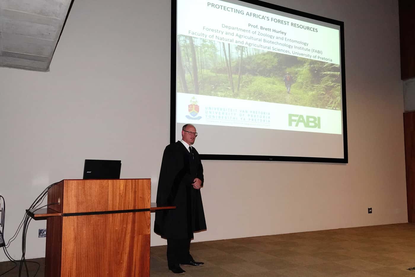 Brett Hurley delivers his Inaugural Address
