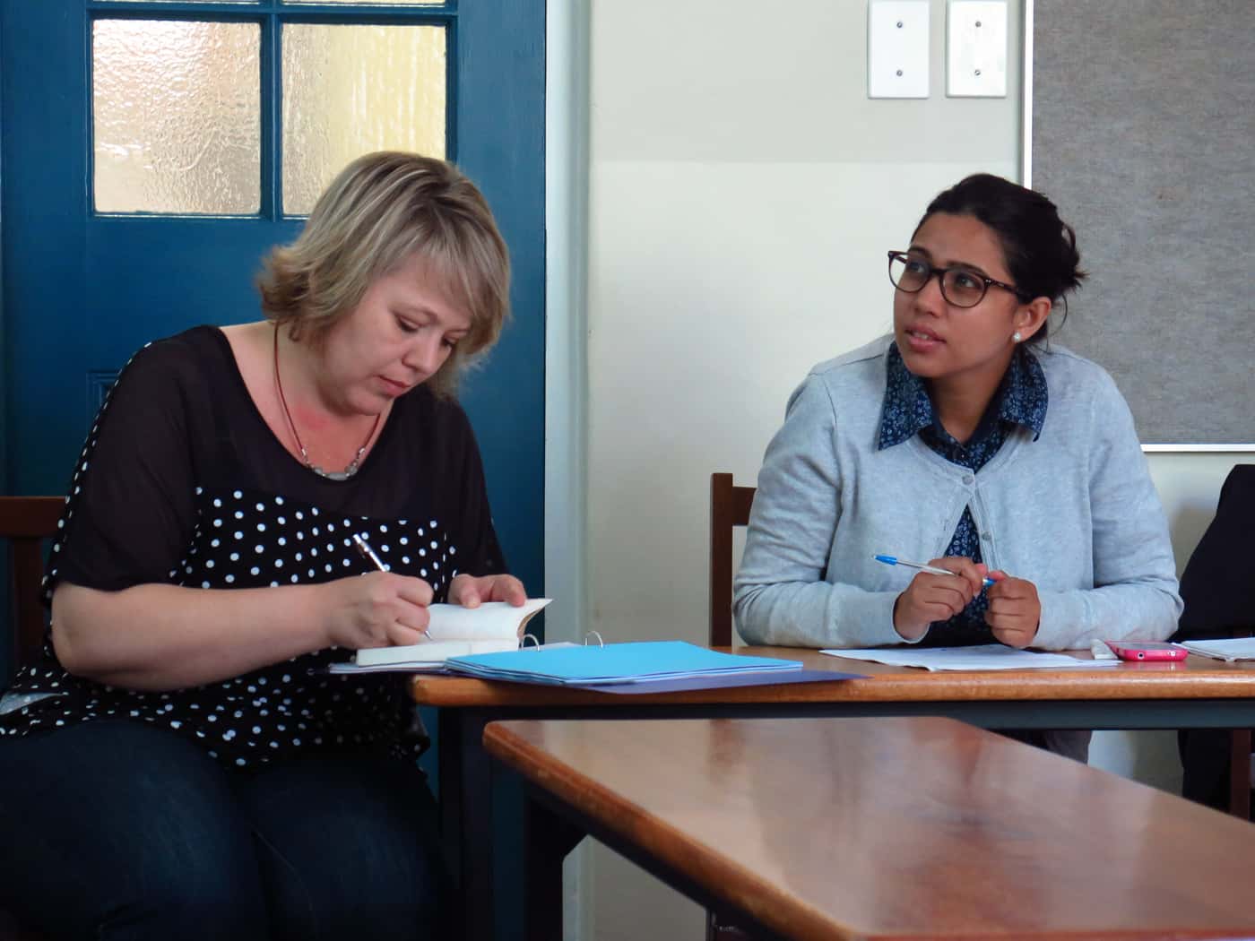 CTHB director and deputy director visit Stellenbosch team members