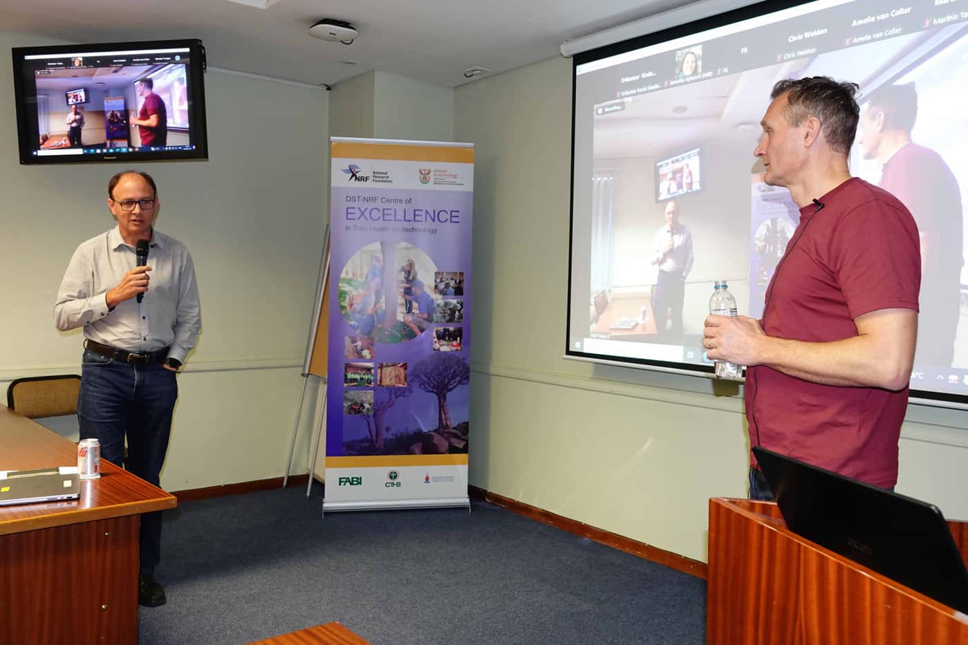 Prof. Dan Bebber discusses global crop pest and pathogen risks at a FABI special seminar