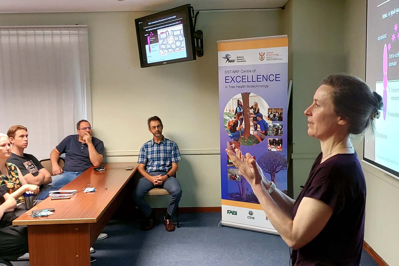 A stimulating visit from a leading plant pathologist, Prof. Eva Stukenbrock