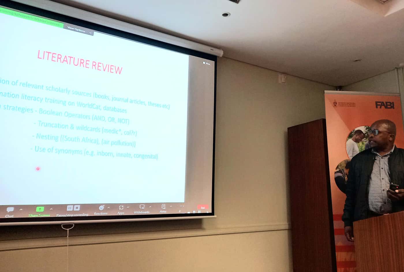 FABI hosts eLife Senior Editor at publishing workshop
