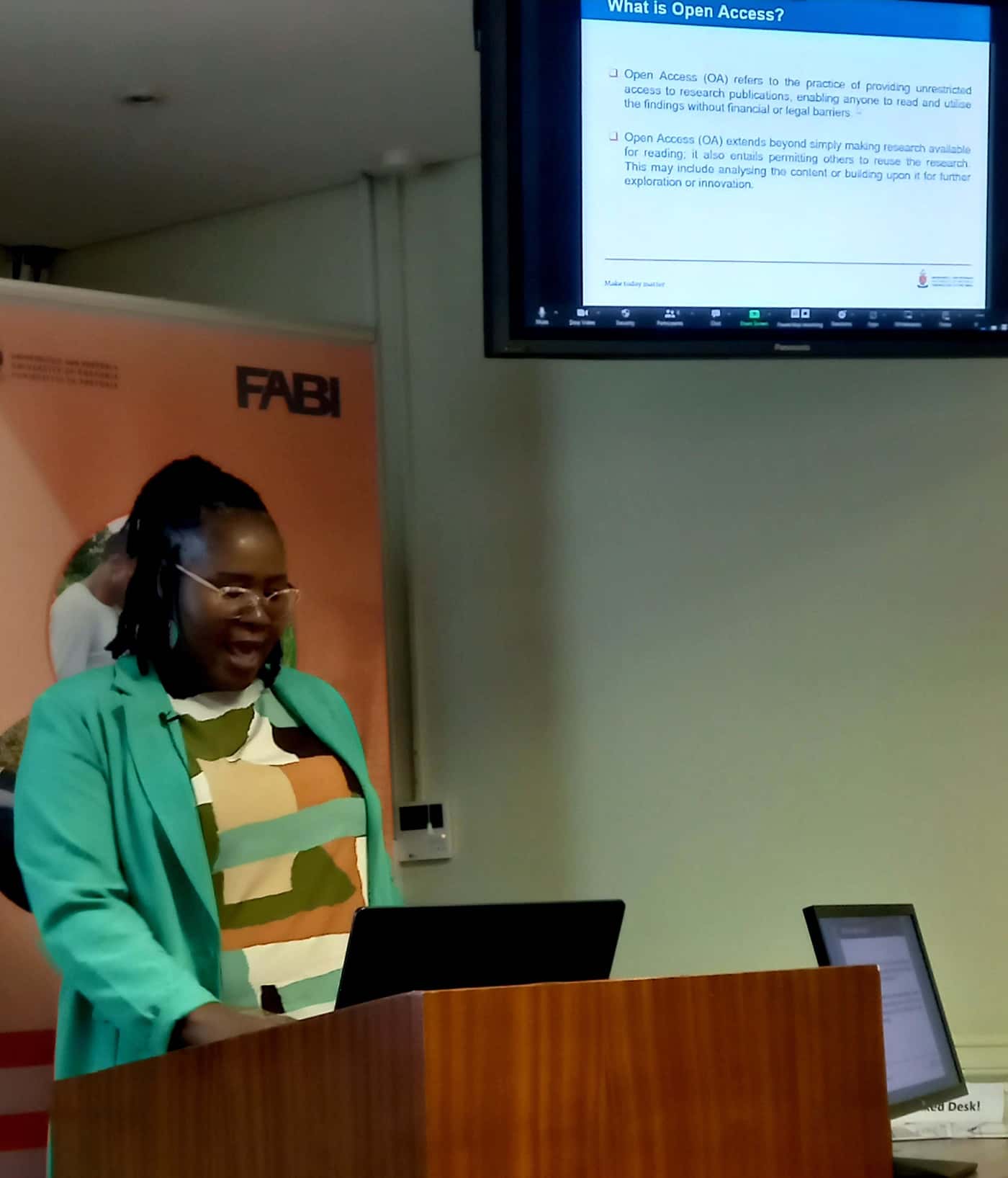 FABI hosts eLife Senior Editor at publishing workshop