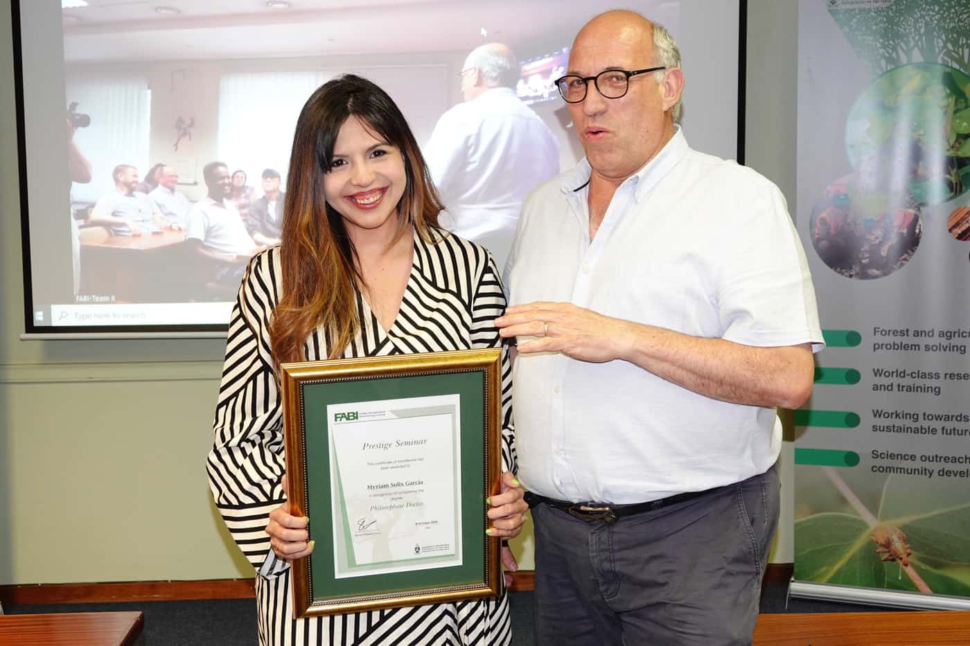 Well done Myriam!