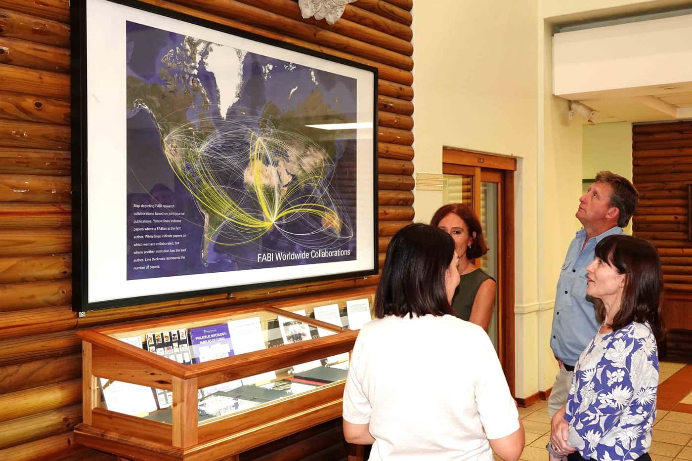 Research collaborators from the ICFR visit FABI