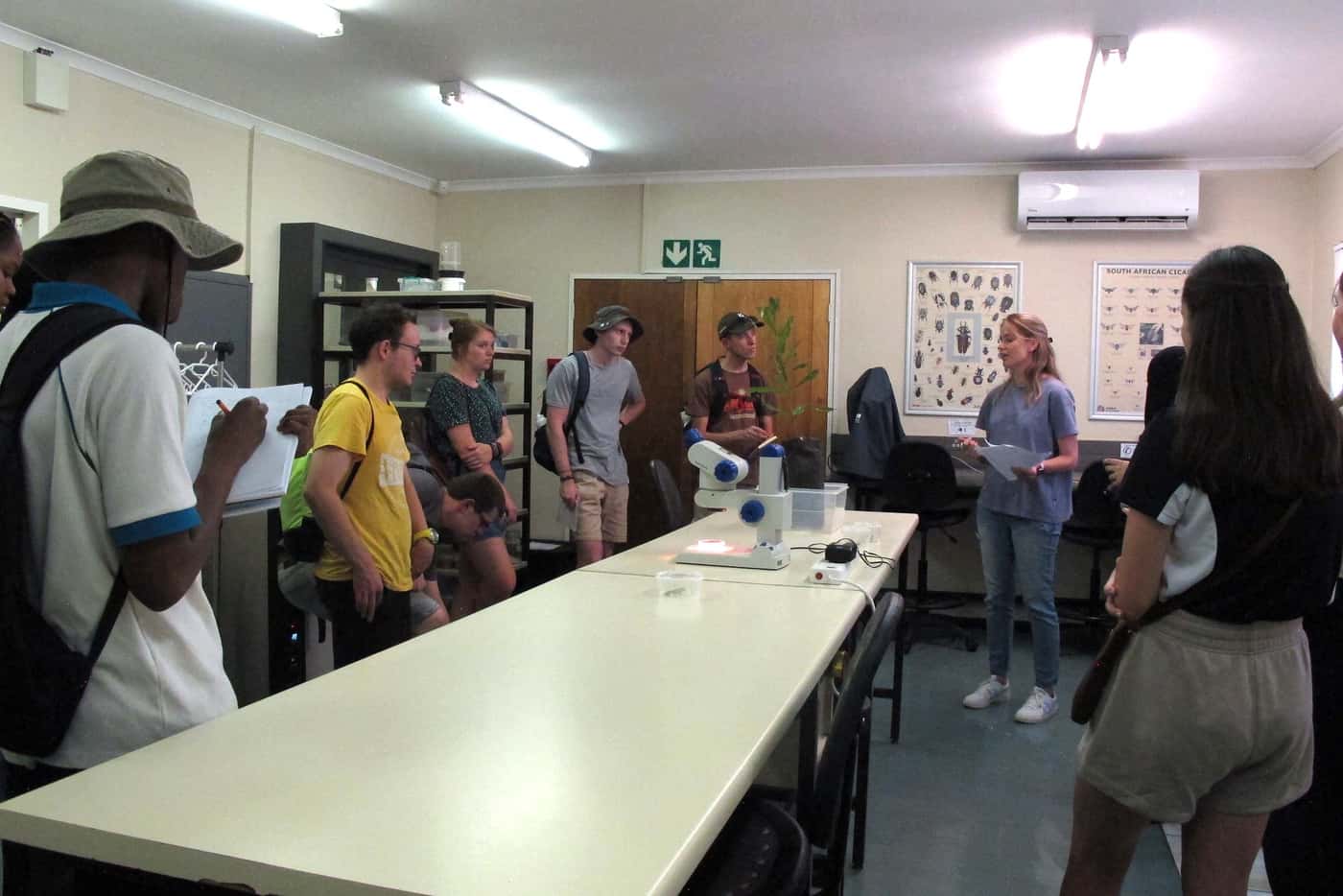 Crop Protection students visit the FABI Biocontrol Facility