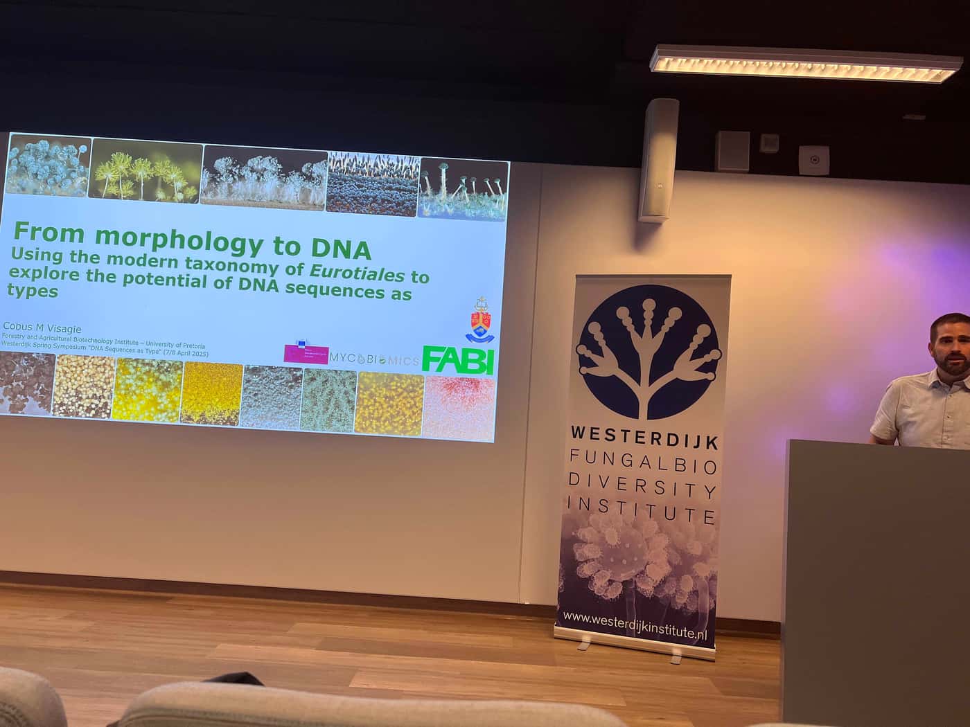 Prof. Cobus Visagie conferred the Johanna Westerdijk Award