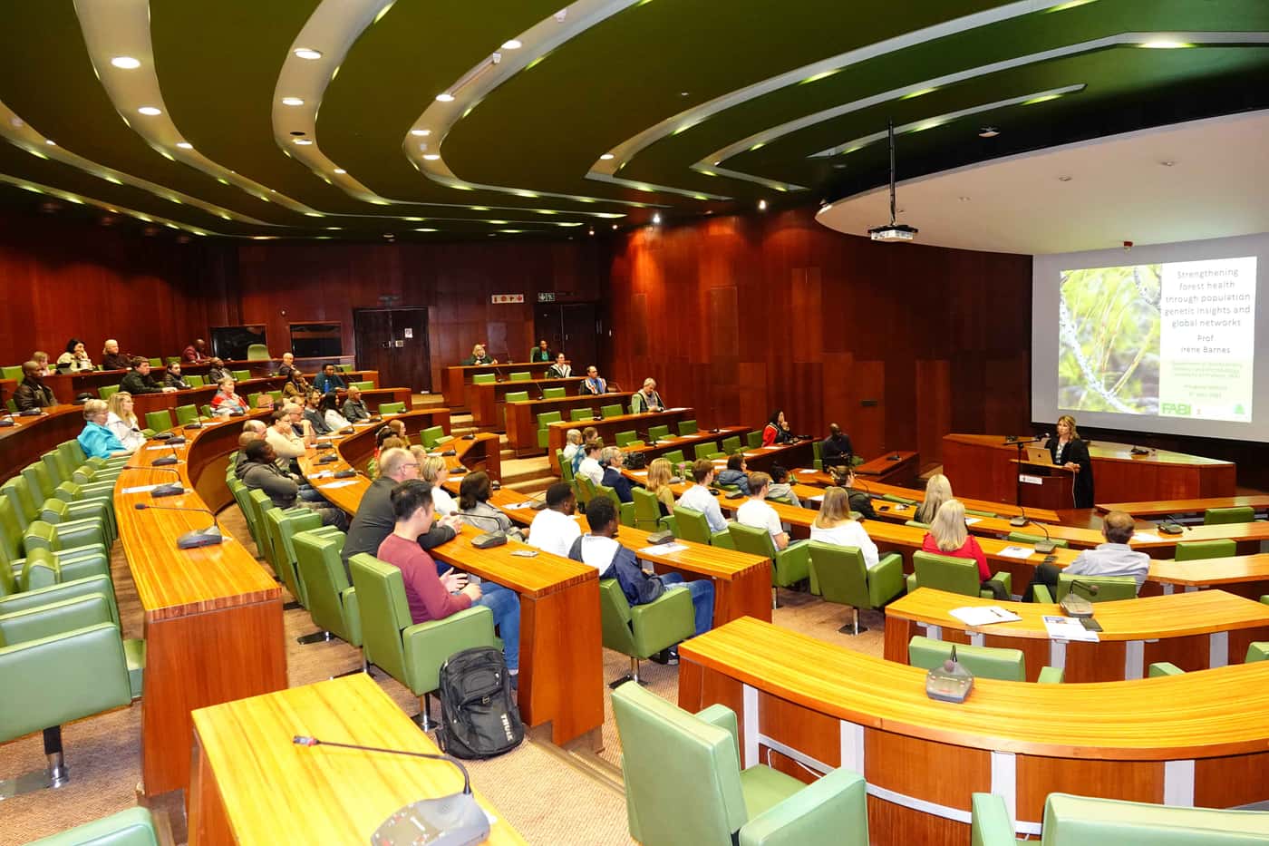 FABI's Prof. Irene Barnes presents her inaugural address