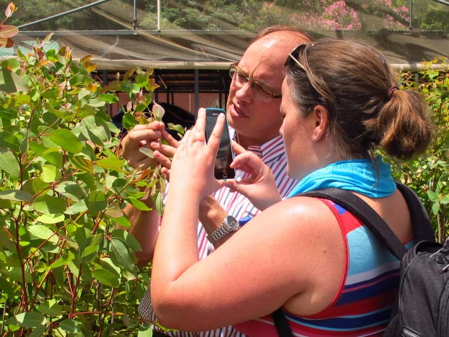 Top science journalist visits FABI