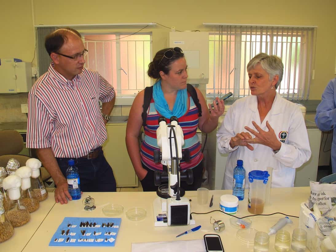 Top science journalist visits FABI