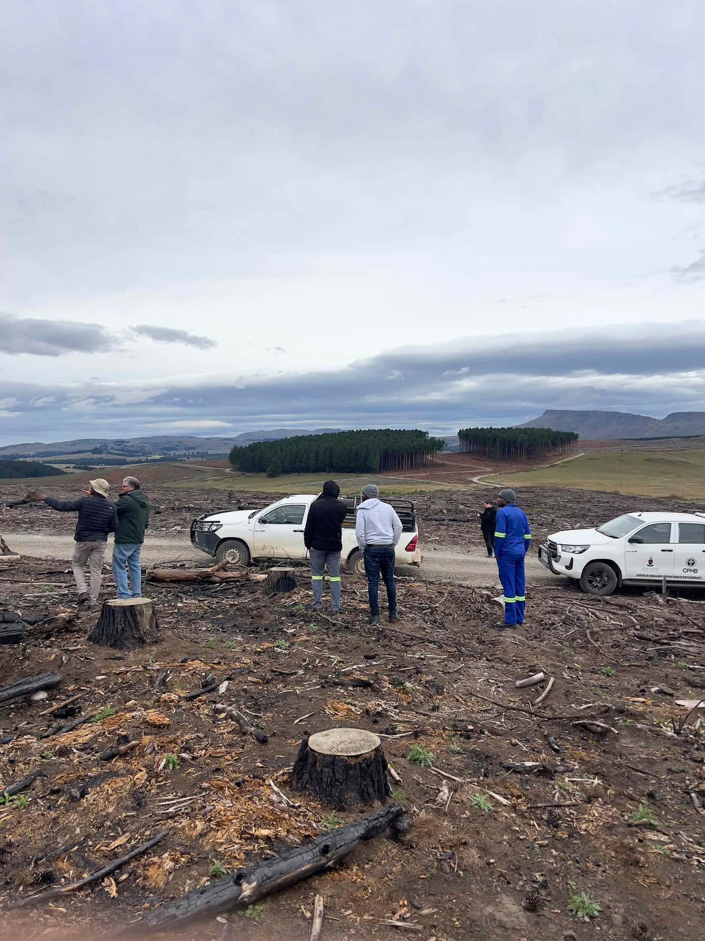 TPCP field extension and diagnostic clinic trip visits the Eastern Cape