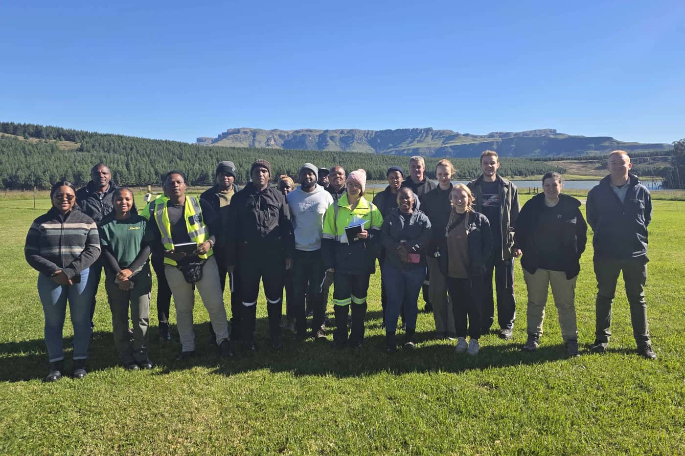 TPCP field extension and diagnostic clinic trip visits the Eastern Cape