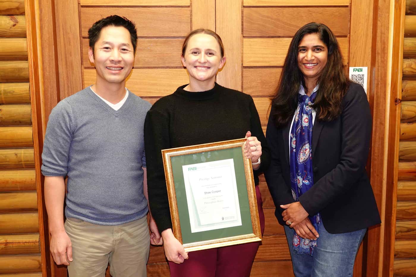 Congratulations to Shae on the successful completion of her PhD!