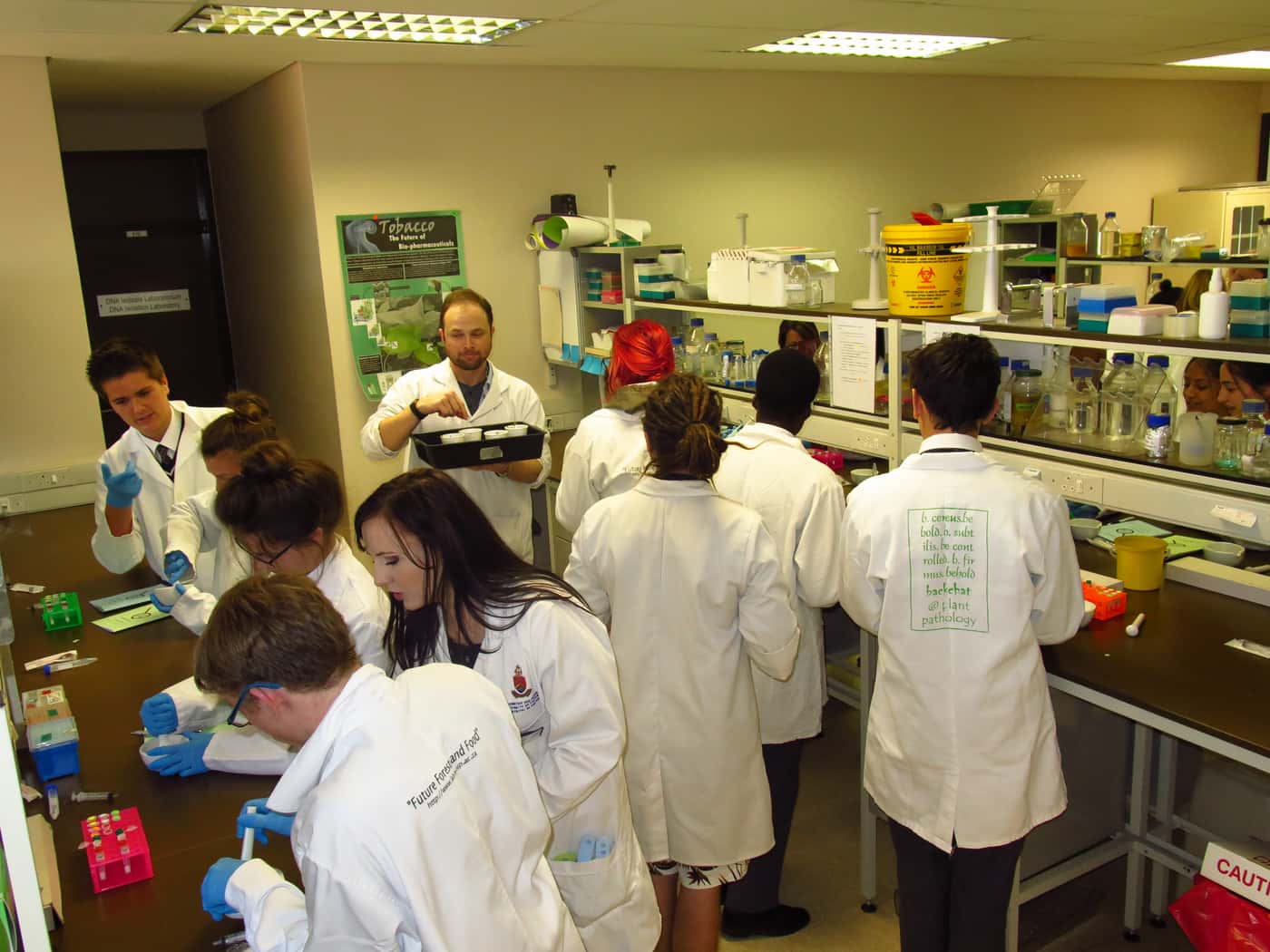 The Department of Plant and Soil Sciences hosts learners from Woodhill College