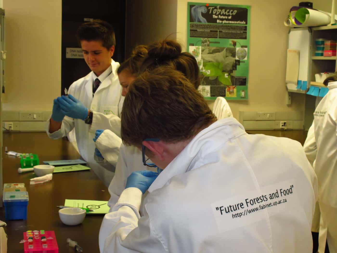 The Department of Plant and Soil Sciences hosts learners from Woodhill College