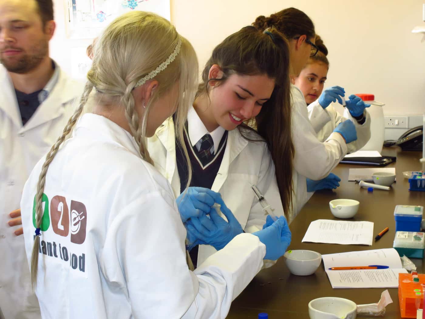 The Department of Plant and Soil Sciences hosts learners from Woodhill College