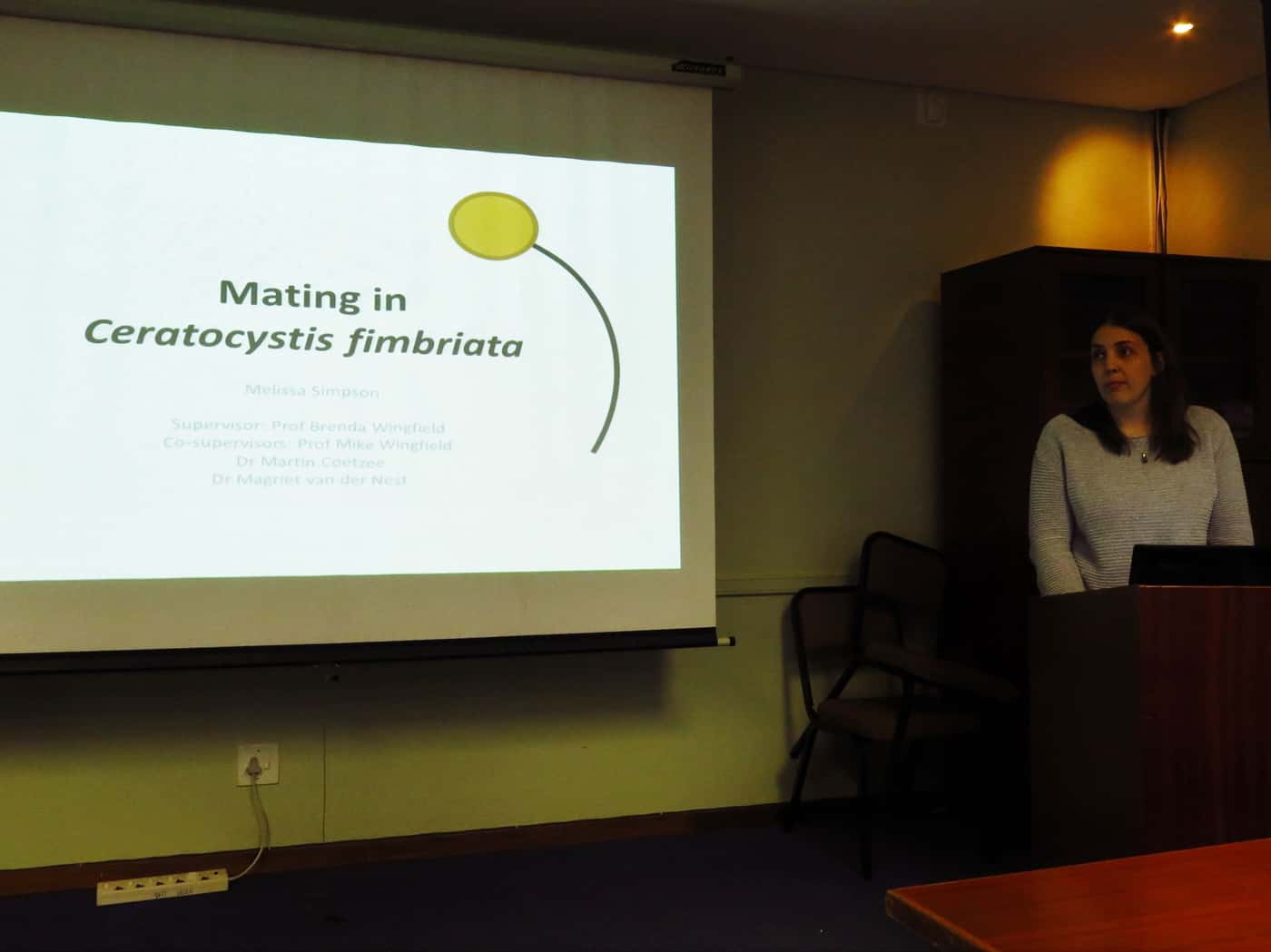 Melissa Simpson presents the seventh prestige seminar at FABI in 2018