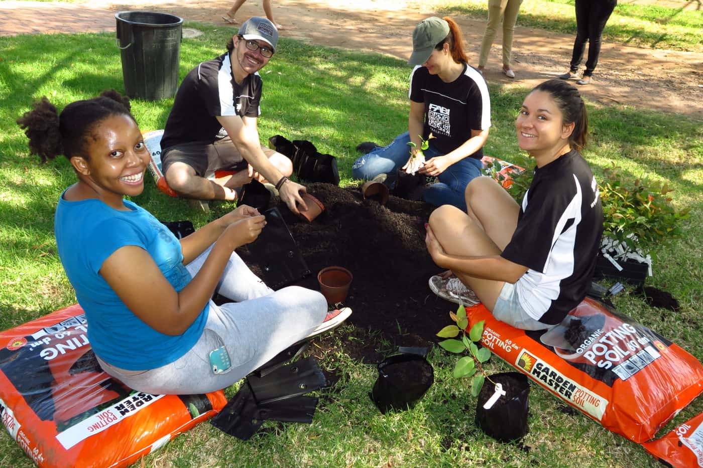 FABIans flexed their green fingers at 2019’s first tree planting session