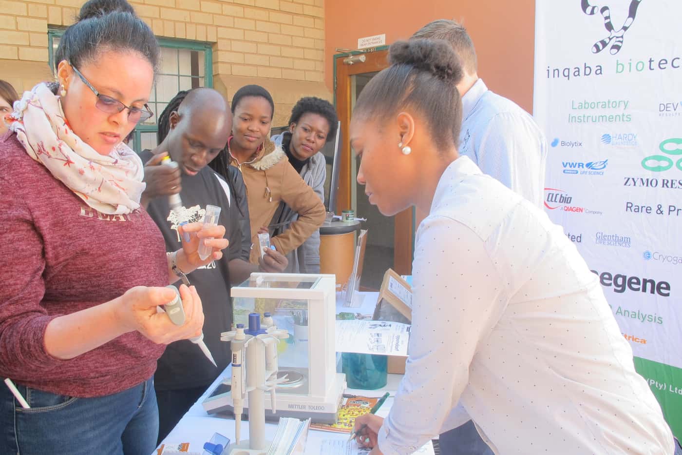 Benedicta Swalarsk-Parry beats 40 competitors to win Inqaba Biotec’s mini pipetting contest