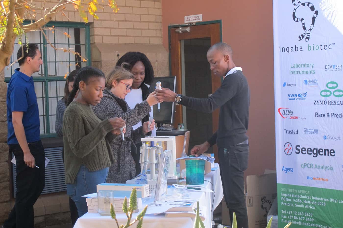 Benedicta Swalarsk-Parry beats 40 competitors to win Inqaba Biotec’s mini pipetting contest