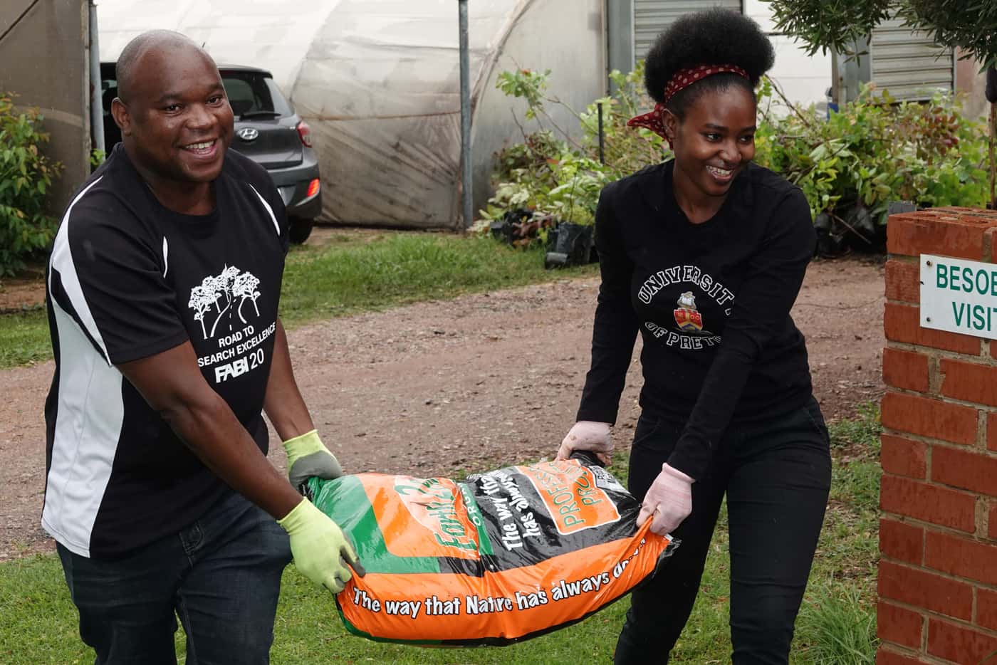 Tree Planting goes on despite wet conditions