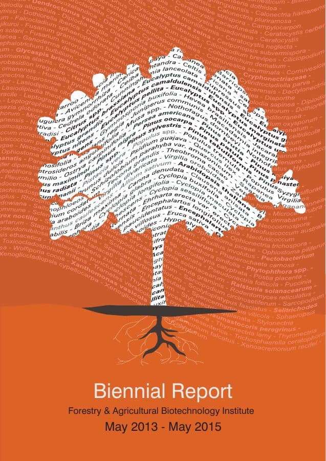 Cover of the FABI Biennial Report 2013–2015