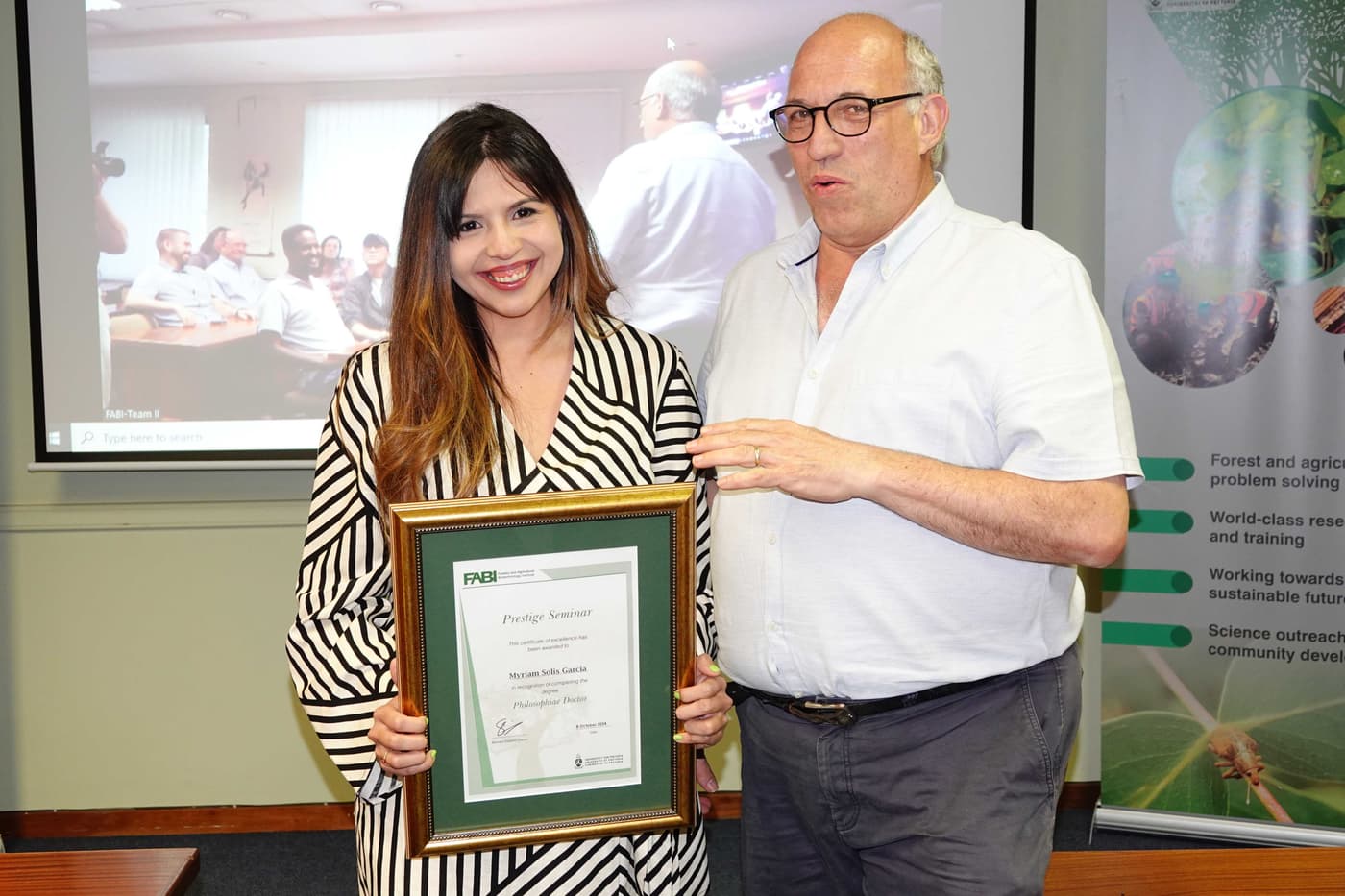 Well done Myriam!