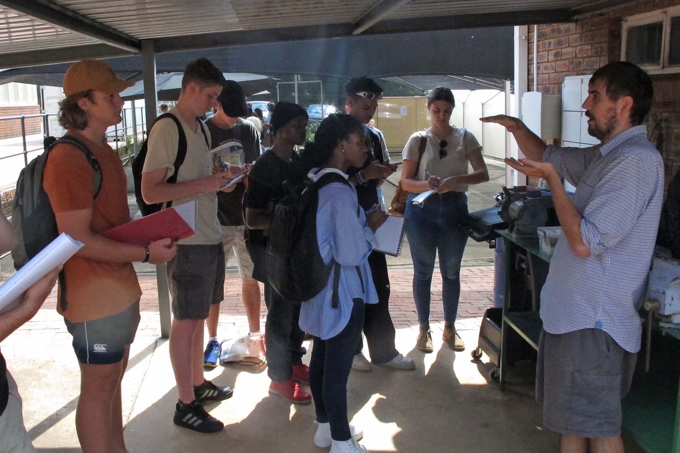 Crop Protection students visit the FABI Biocontrol Facility