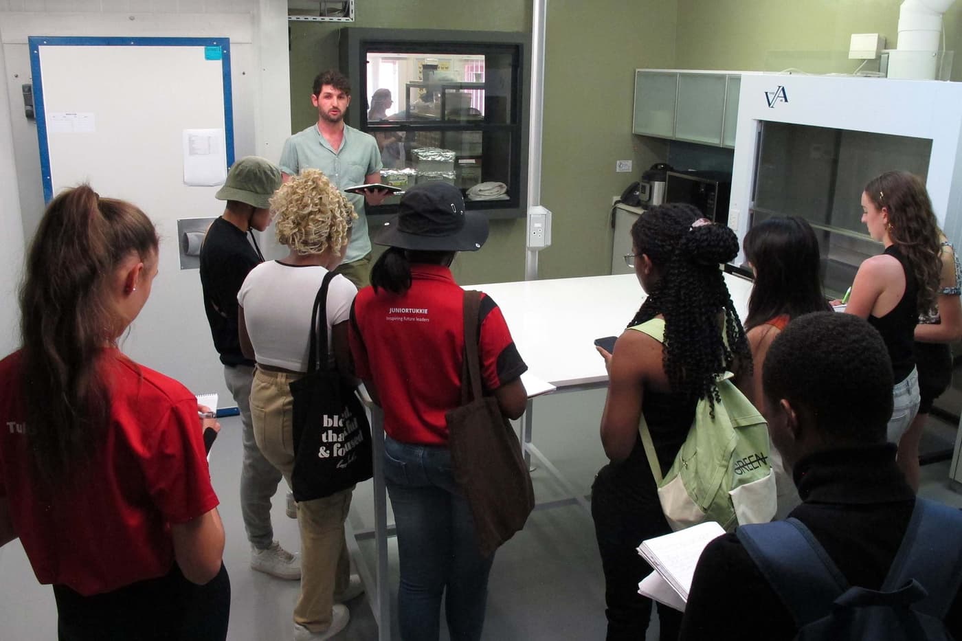 Crop Protection students visit the FABI Biocontrol Facility