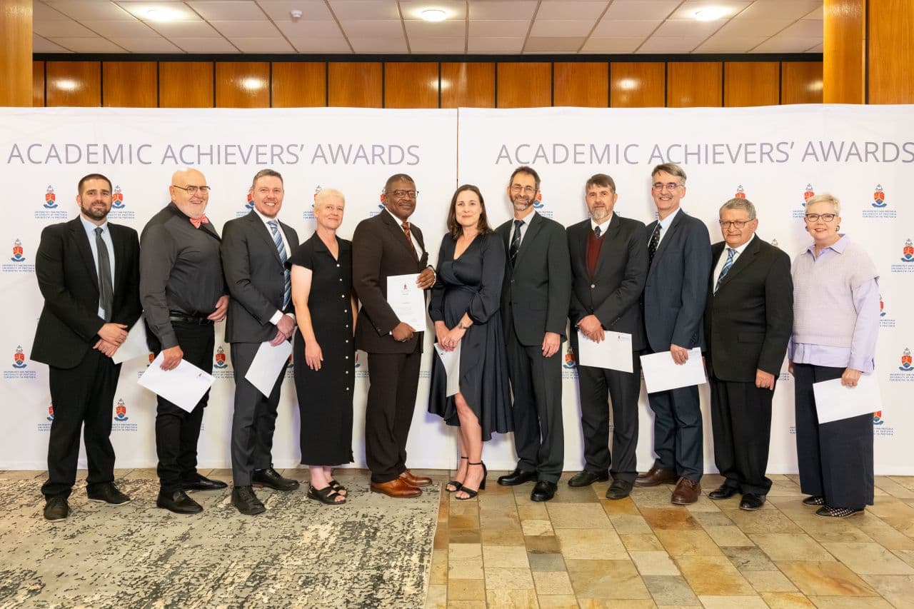 FABIans honoured at the University of Pretoria’s Academic Achievers’ Awards
