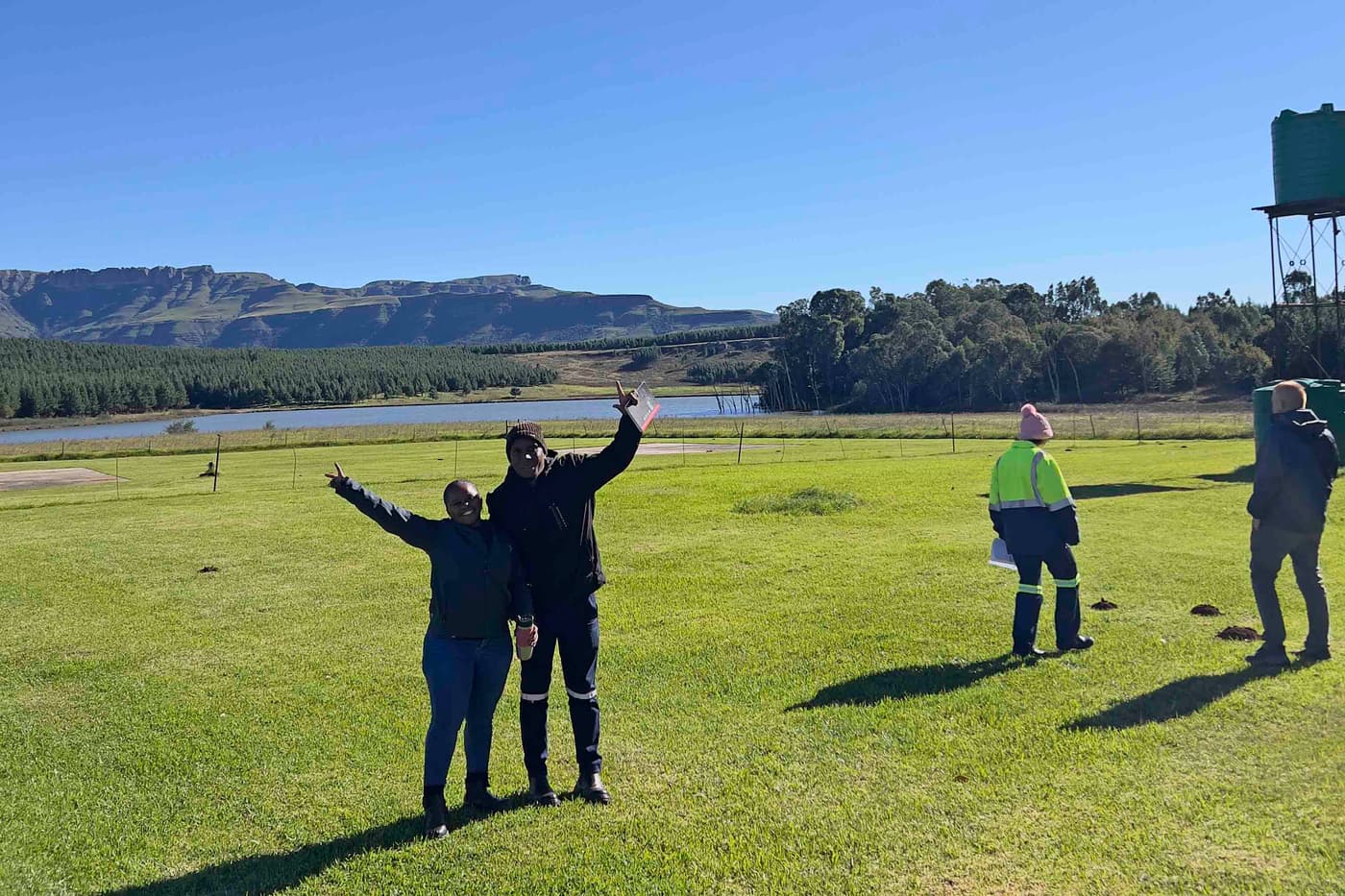 TPCP field extension and diagnostic clinic trip visits the Eastern Cape