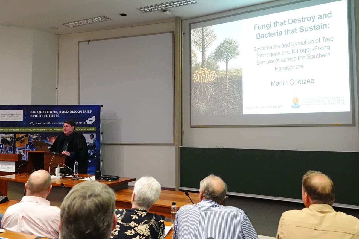 Prof. Martin Coetzee presented his Inaugural Lecture on 19 October 2026