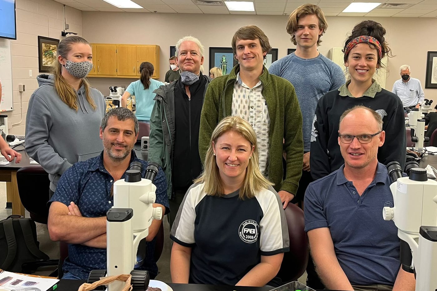 FABIans attend the 2022 Bark & Ambrosia Beetle Academy