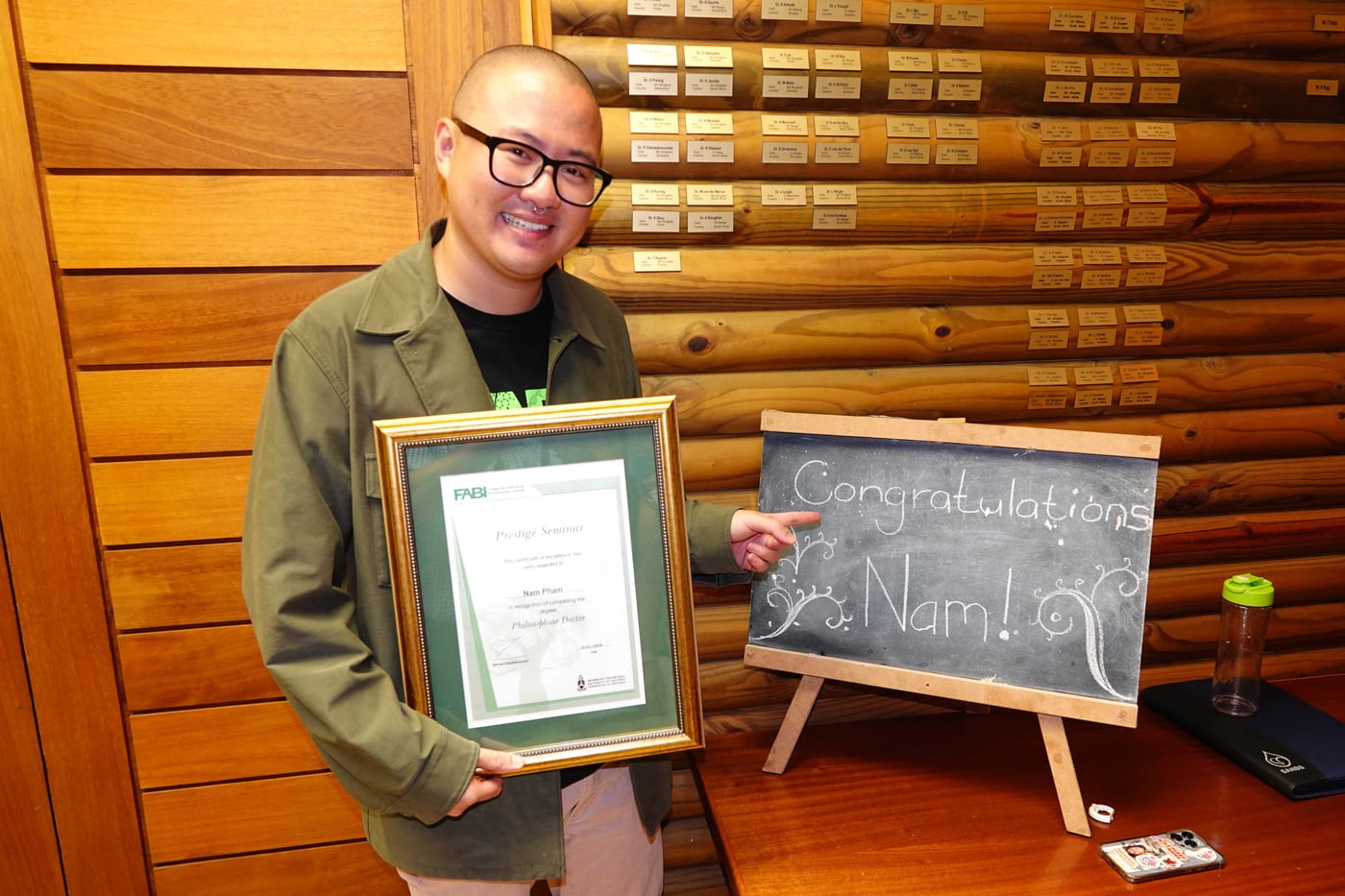 Another FABI PhD completed! Congratulations to Nam Pham!