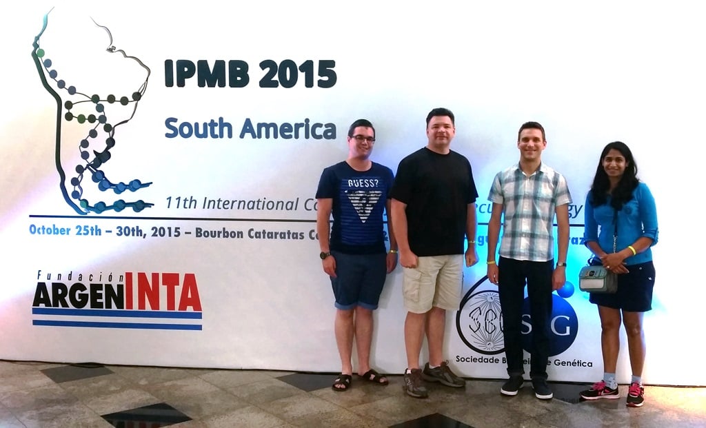 FMG researchers represent FABI and UP at 11th International Plant Molecular Biology (IPMB) meeting and visit FuturaGene,