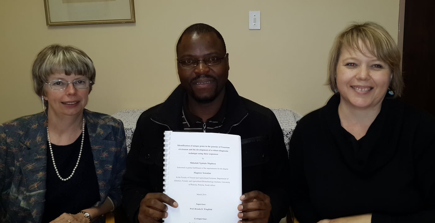 Mkhululi Maphosa passes his MSc: congratulations!