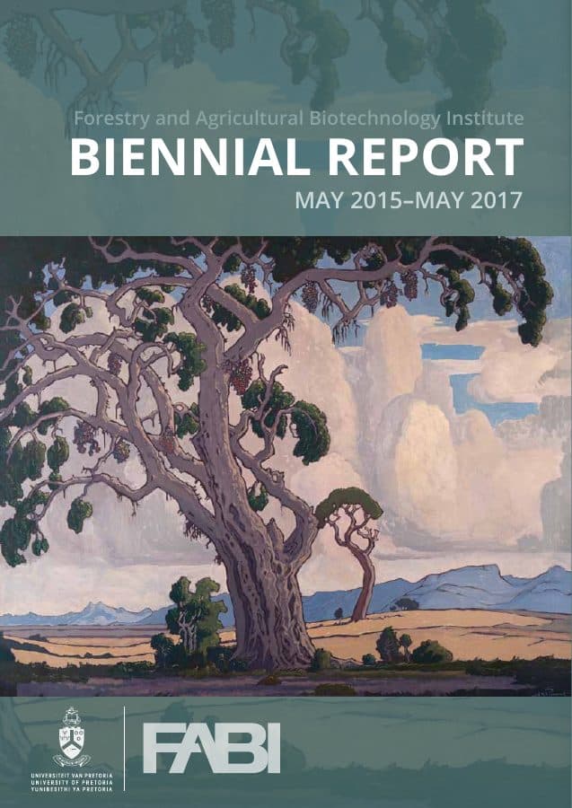 Cover of the FABI Biennial Report 2015–2017