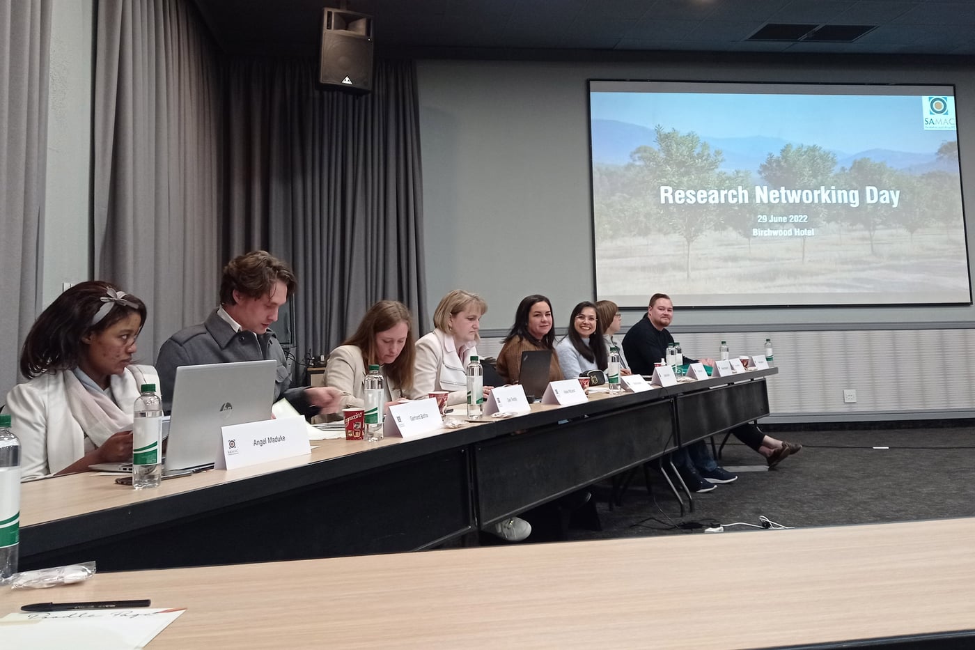 The Macadamia team attended the SAMAC Research Networking Day