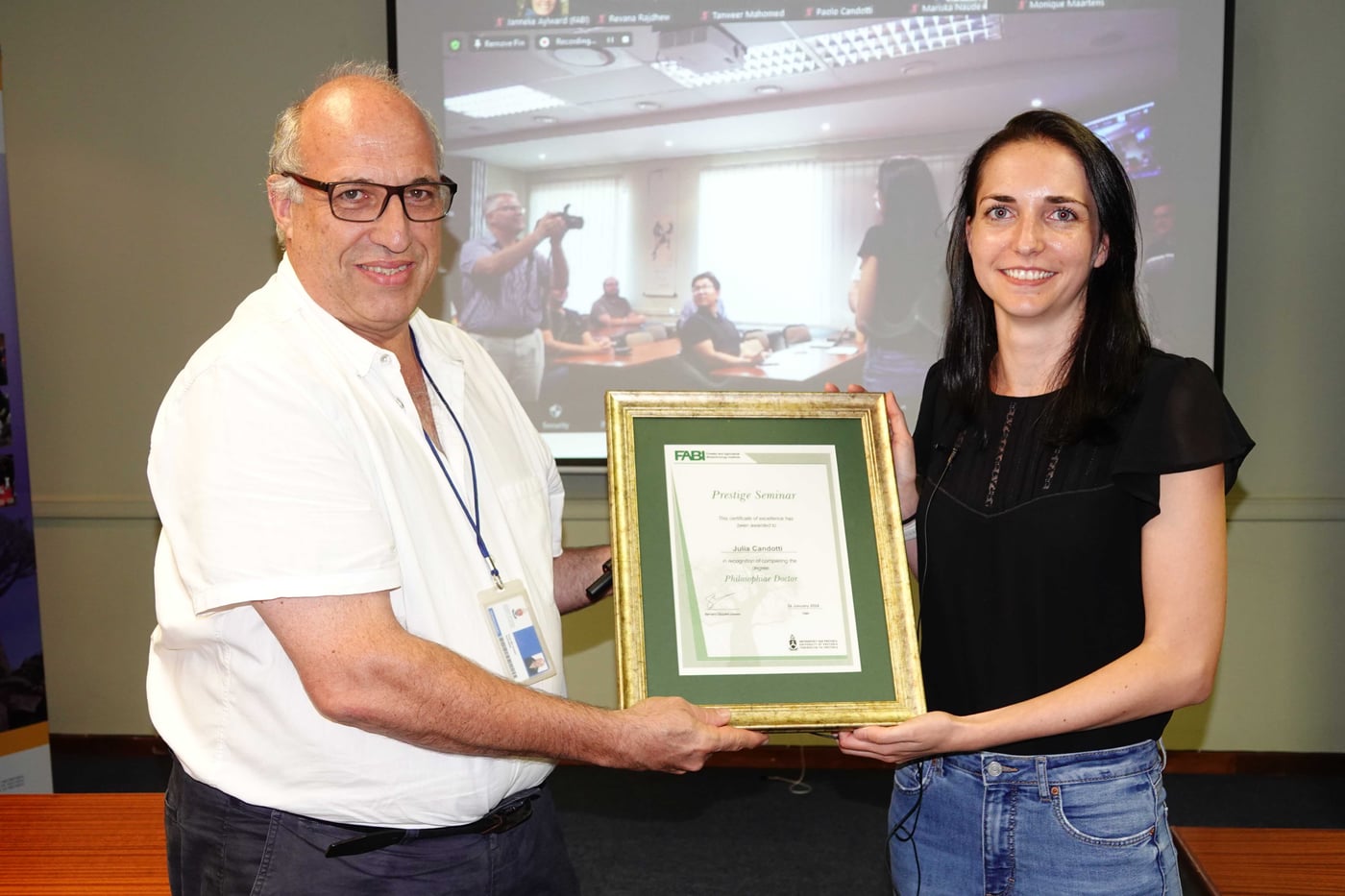 Julia Candotti successfully completes her PhD studies