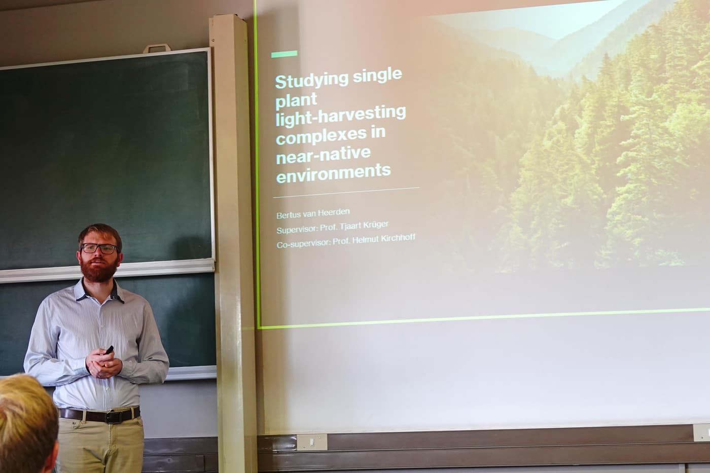 Congratulations to FABI's first Physics PhD graduate, Bertus van Heerden!