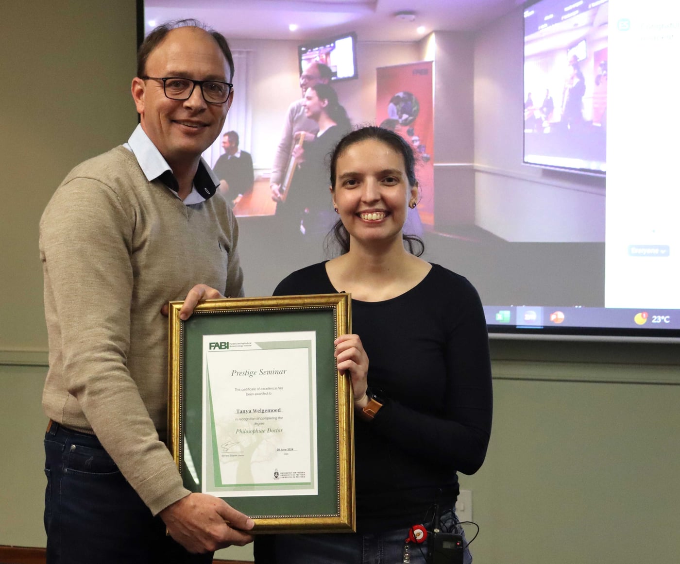 Tanya Welgemoed completes PhD Bioinformatics