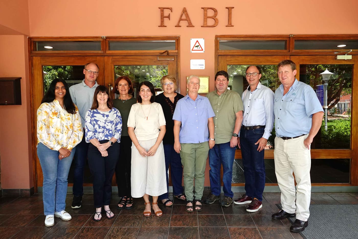 Research collaborators from the ICFR visit FABI