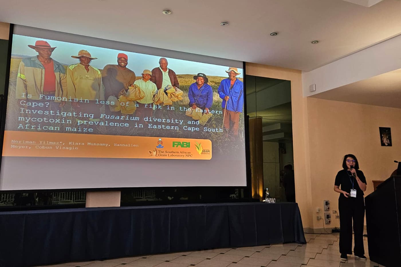 Dr Neriman Yilmaz represents FABI at the 46<sup>th</sup> Mycotoxin Workshop in Italy