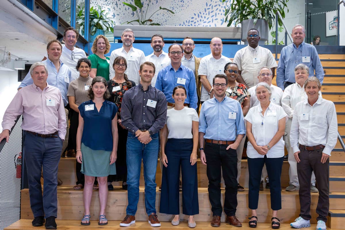 Bezos Earth Fund workshop group photo