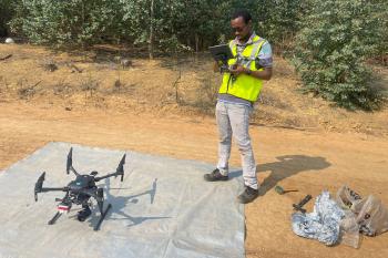 Unmanned Aerial Vehicles to track <i>Gonipterus</i> sp. n. 2 damage 