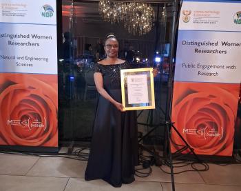 Prof. Lucy Moleleki honoured as a distinguished woman researcher in Women’s Month